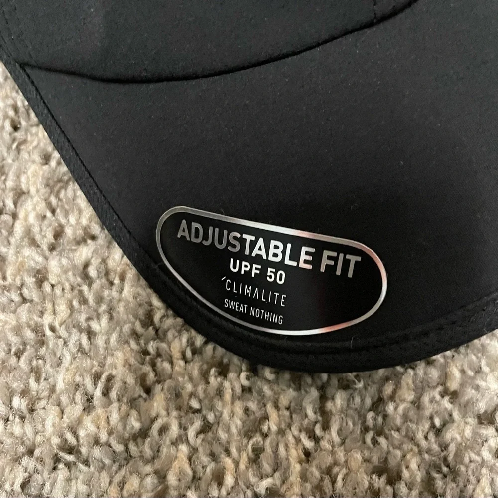 Adidas Climalite baseball cap hat black adjustable lightweight moisture-wicking‎
